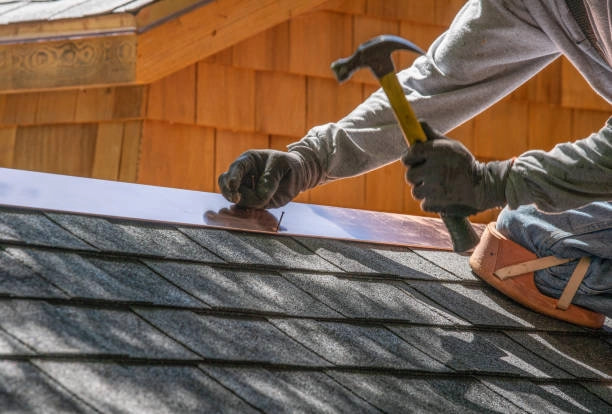 roof repair in progress