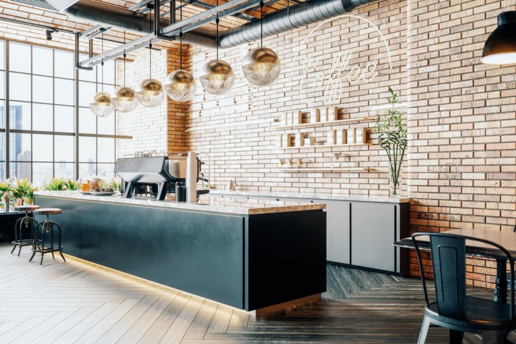 coffee shop after remodeling